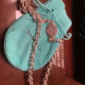 Longer ... Tiffany & Co. 1837® Oval Tag Necklace